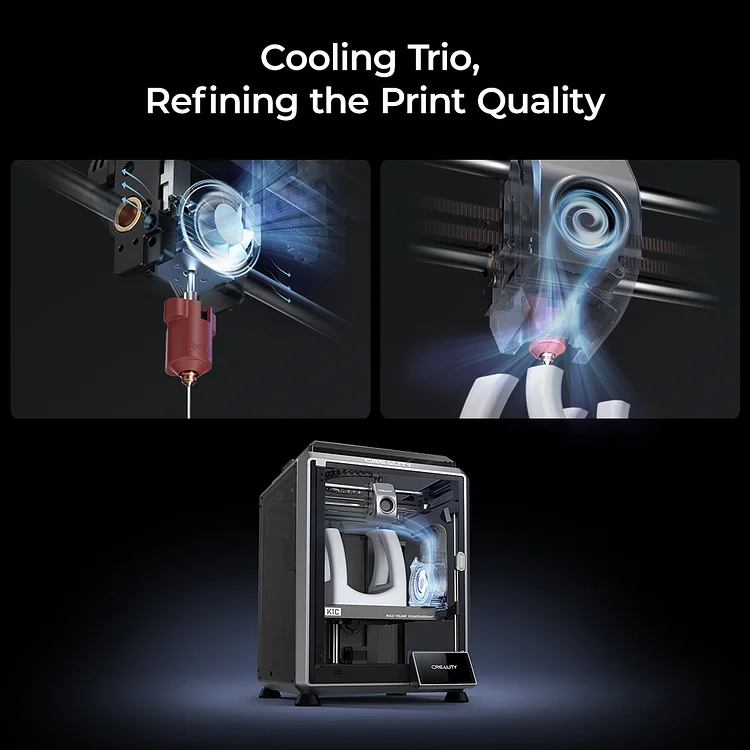 Creality K1C 3D Printer - New Standard for Rapid Carbon Fiber Printing