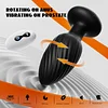 2 in 1 Butt Plug with 7 Rotating and Vibrating Modes Anal Vibrator--Pearlconch