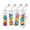 4Pcs DIY Birds Diamond Painting Bookmarks
