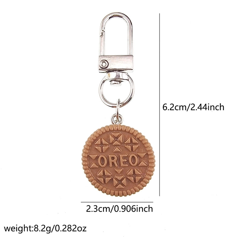 Casual Cute Minimalist Letter Alloy Resin Keychain