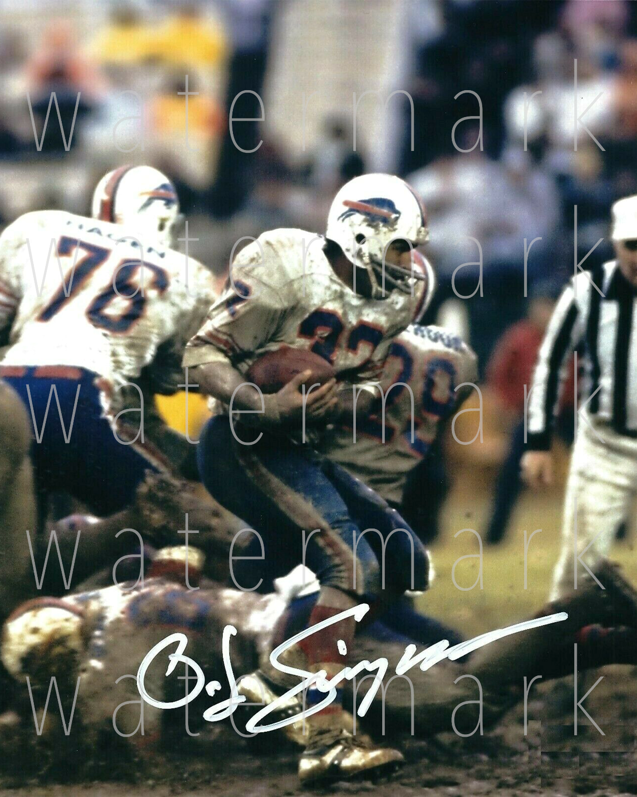 OJ Simpson Buffalo signed 8X10 print Photo Poster painting poster picture wall art autograph RP