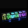Full Color RGB Light Tube Clock LED Music Spectrum DIY Kit Gift