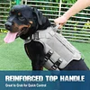 Dog Harness, No-Pull Pet Harness with 2 Leash Clips, Adjustable Soft Padded Dog Vest, Reflective No-Choke Pet Oxford Vest with Easy Control Handle for Large Dogs