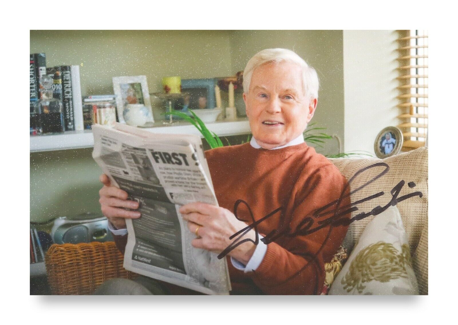 Derek Jacobi Signed 6x4 Photo Poster painting Last Tango in Halifax Alan Genuine Autograph + COA