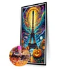Paris Tower Halloween-Full Round Diamond Painting( 40x70cm)