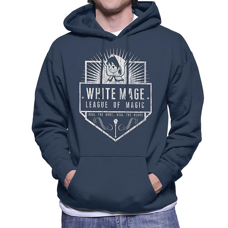 Final Fantasy League Of White Magic Men's Hooded Sweatshirt