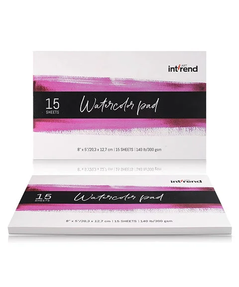 15 Sheets 300 GSM Watercolor Paper Pad-Himinee.com
