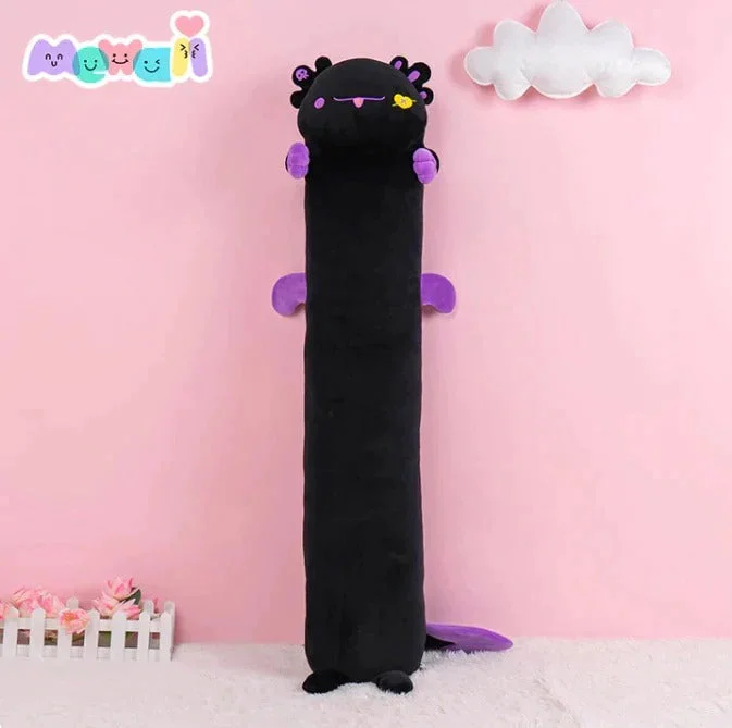 Mewaii® Original Design Devil Black Axolotl Stuffed Animal Kawaii Plush Pillow Squishy Toy