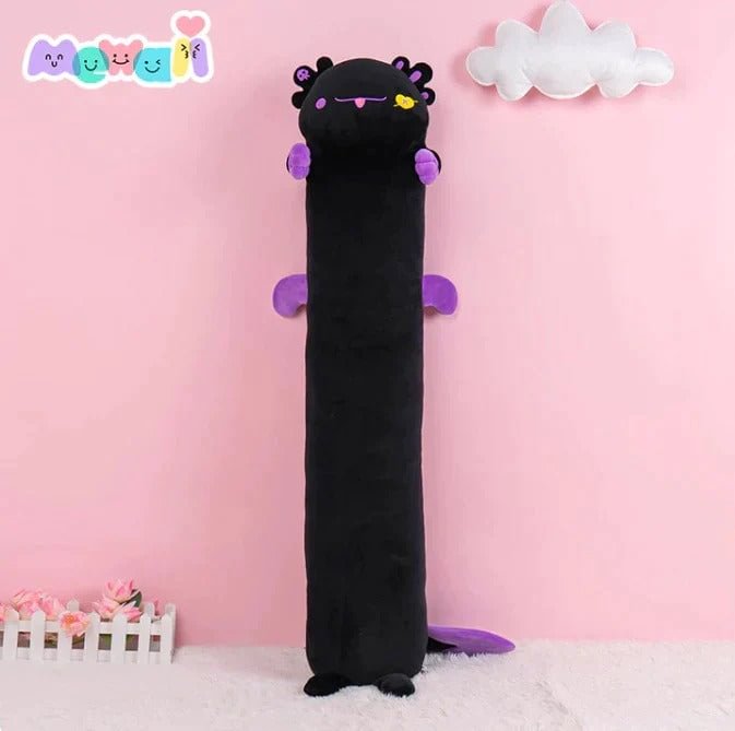 Mewaii® Original Design Devil Black Axolotl Stuffed Animal Kawaii Plush Pillow Squishy Toy