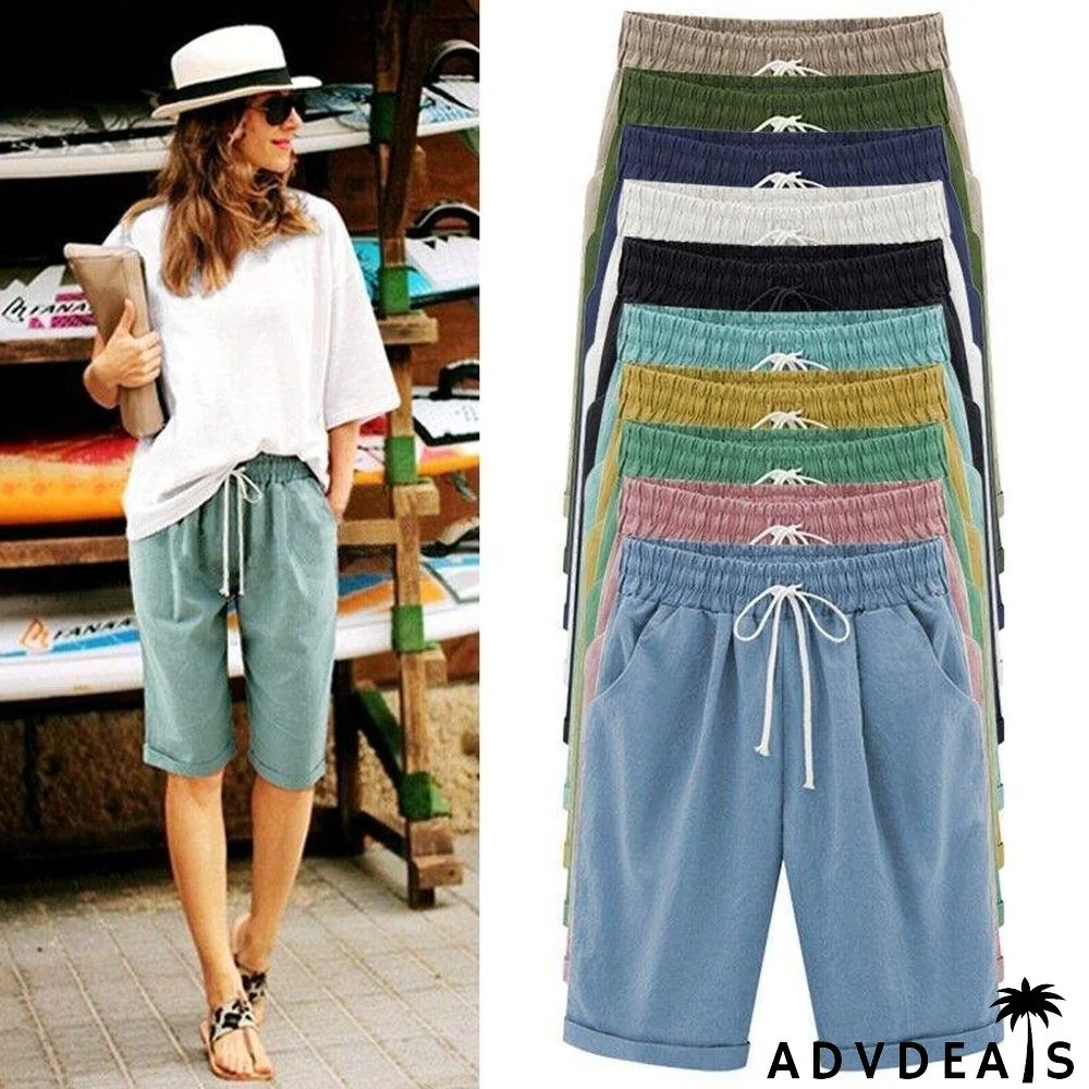 (??Summer Hot Sale -48% OFF??)Elastic Waist Casual Comfy Summer Shorts