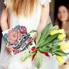 uk.everydayedeals 6Pcs DIY Diamond Painting Greeting Card - Flowers