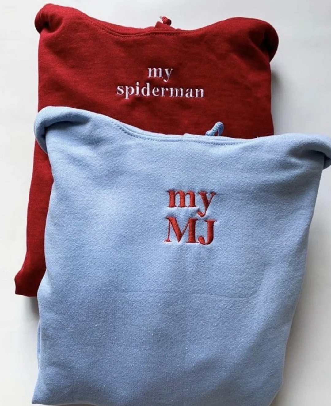 Couples Hoodie Embroidered Sweatshirt