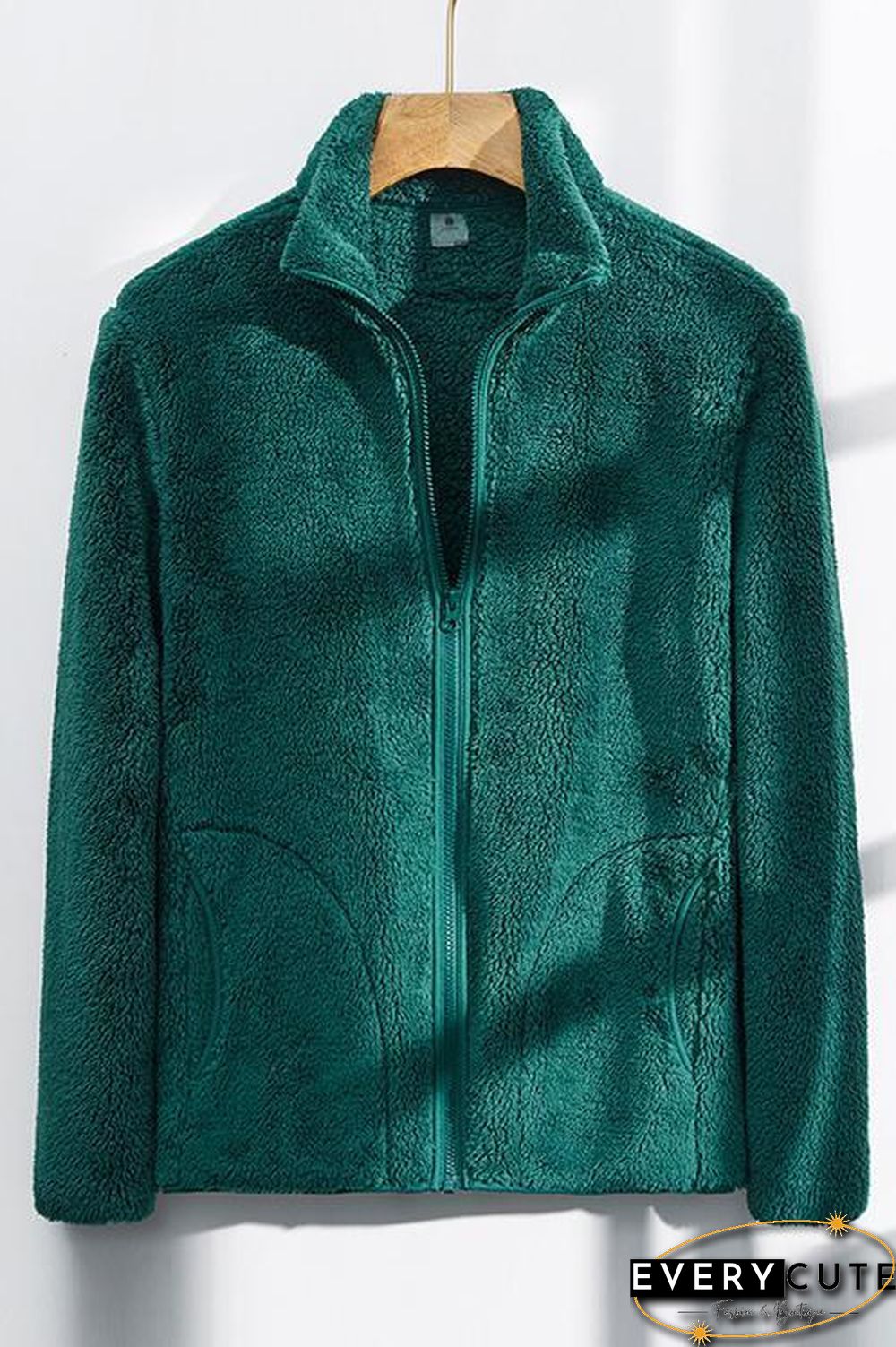 Classical Fluffy  Fleece Zipper Jackets