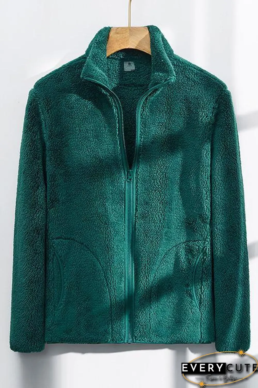 Classical Fluffy  Fleece Zipper Jackets
