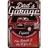 Dad's Garage - Metal Tin Signs(8*12Inch/12*16Inch) - Garage&Transport