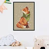 Fox-14CT Counted Cross Stitch 24*33cm/9.45*12.99in