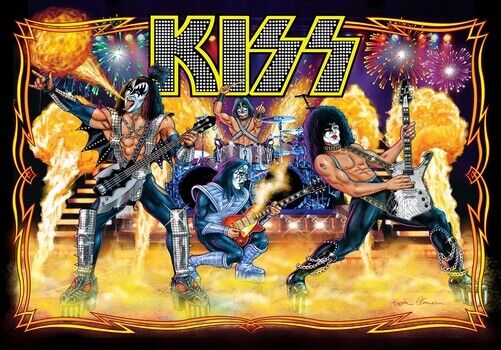 KISS POSTER - PINBALL MACHINE ART - Photo Poster painting QUALITY INSERT -  POST!