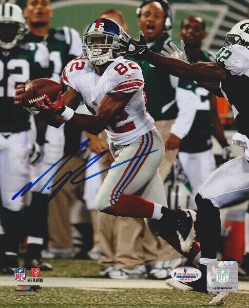 Mario Manningham Signed - Autographed New York Giants 8x10 inch Photo Poster painting