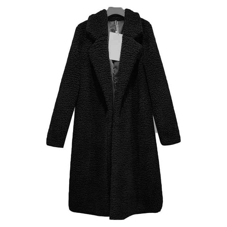 Women's winter lambswool cardigan coat jacket