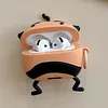 For AirPods Silicone Bearded Uncle Earphones Case Wear Resist Funny Earphone Protective Cover Shock Absorption Stylish Earphone Protection for Girls Women Teens Boys