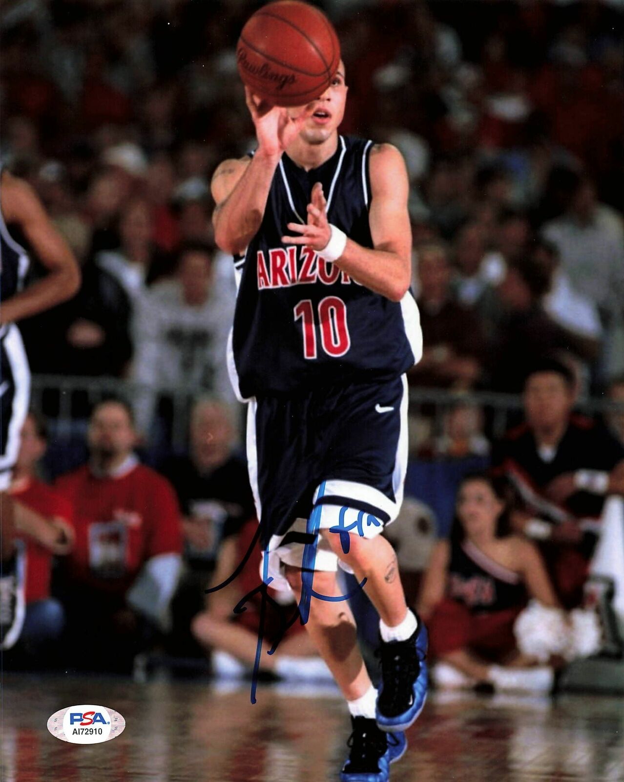 Mike Bibby signed 8x10 Photo Poster painting PSA/DNA Arizona Wildcats Autographed