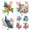 Animal Glass Bead Partial 11CT DIY Stamped Cross Stitch Kits for Beginners Adults Home Decor Cross Stitch Art and Crafts Kits 14.04x14.04in