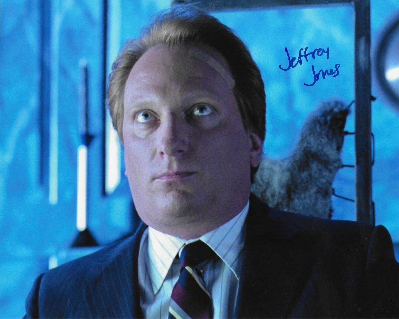 Jeffrey Jones Beetlejuice Original Autographed 8X10 Photo Poster painting #2