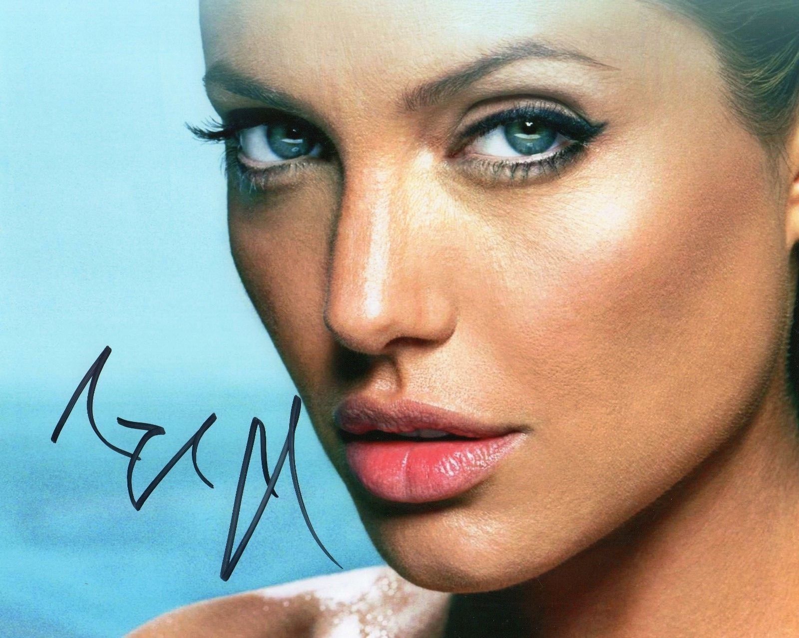 ANGELINA JOLIE AUTOGRAPHED SIGNED A4 PP POSTER Photo Poster painting PRINT 12