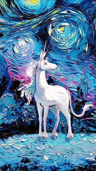 

Starry Night Unicorn – Paint By Numbers - 40*50CM, 501 Original