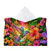 DIY PULeather Diamond Painting Tissue Box for Adults Beginners Large Size Diamond Art Paper Storage Holder for Living Room Bathroom Table Decor