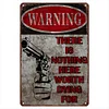 Funny Warning - Vintage Metal Signs(12*16Inch) - Warning