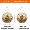 XMAS DIY Acrylic Special Shape Diamond Painting Hanging Pendant Hanging Kit