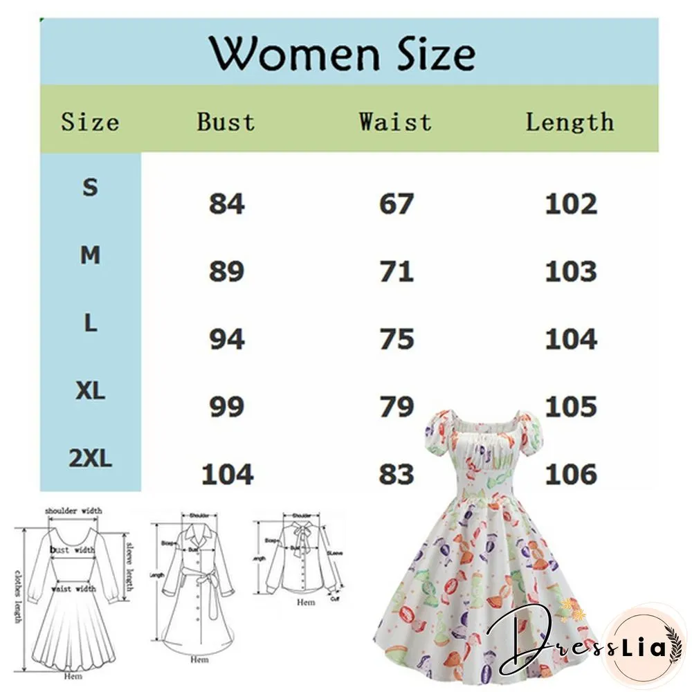 Plus Size Party Dress Rockabilly Vintage Womens Fashion Summer Casual Short Sleeve Ladies