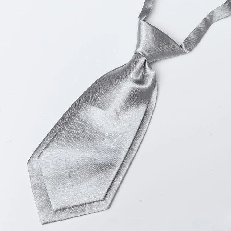 Handmade Bow Tie Necktie Solid Color Double Layer Women's and Children's School Uniform Shirt Accessories Trendy Small Tie Gifts