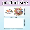 uk.everydayedeals 6Pcs DIY Diamond Painting Greeting Card - Heart Wings