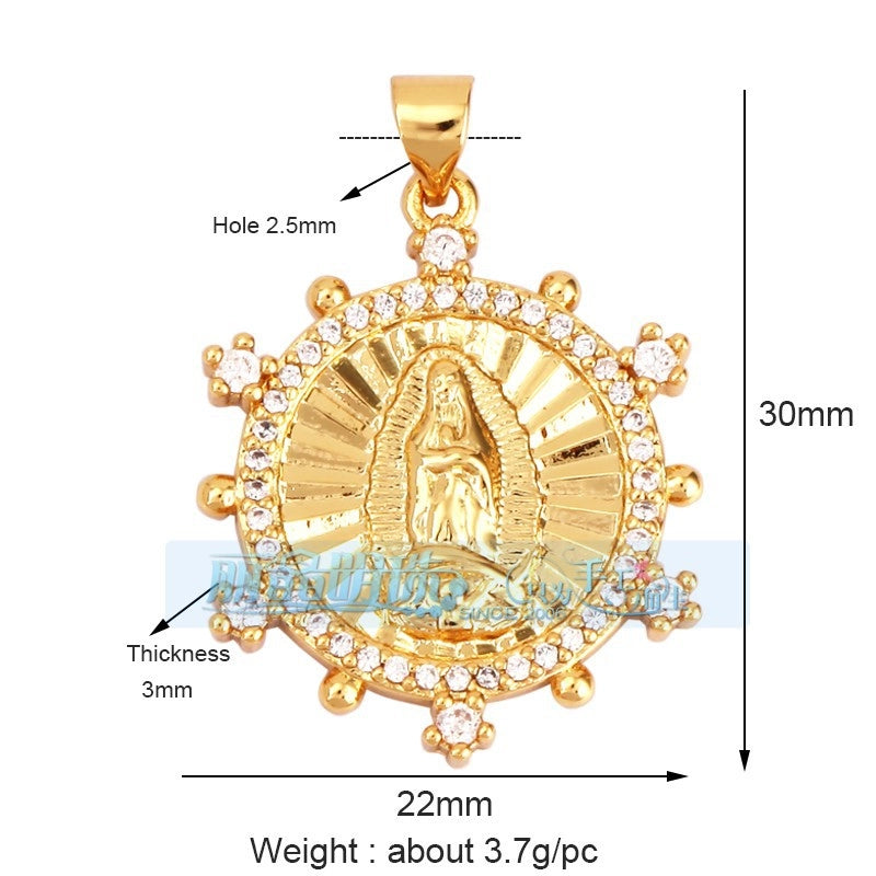 1 Piece 17*24mm 20 * 23mm Copper Human Pendant Jewelry Accessories