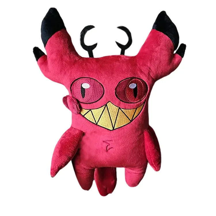 Hazbin Hotel Cursed Cat Alastor Cosplay Plush Toys Cartoon Soft Stuffed Dolls Mascot Birthday Xmas Gift