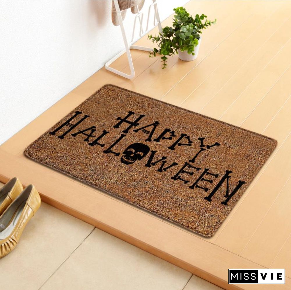 Halloween Themed Door Mat For Indoor Outdoor Decoration