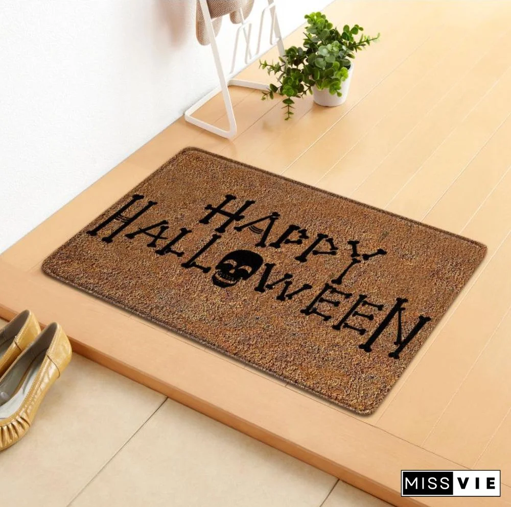 Halloween Themed Door Mat For Indoor Outdoor Decoration