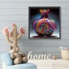 Diamond Painting-5D Full Round Drill Painted Vase(40*40 CM)