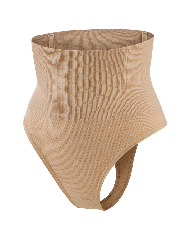 Thong-Style High-Waisted Shaping Underwear With Hip Lift And Tummy Control