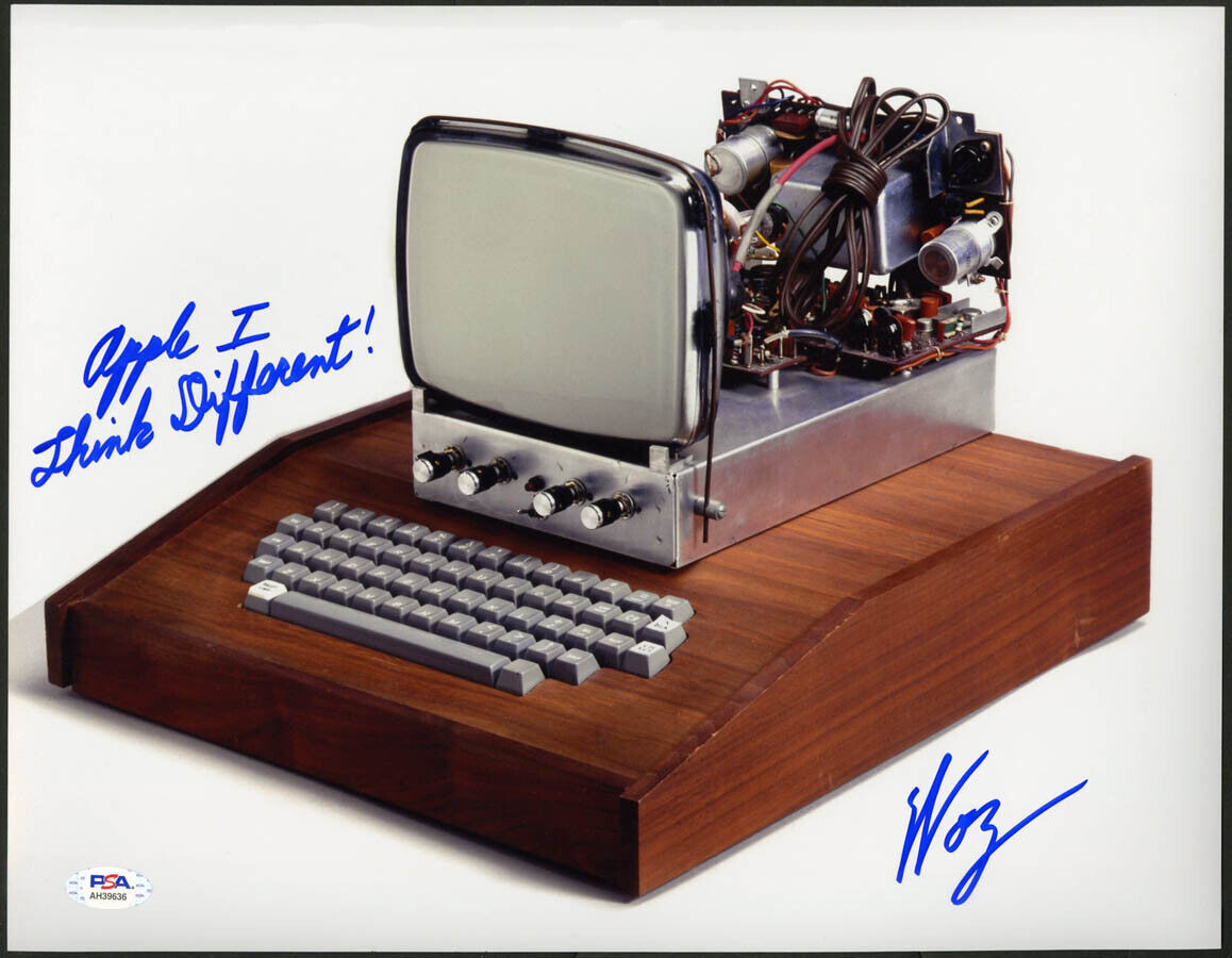 Steve Woz Wozniak SIGNED 11x14 Photo Poster painting Apple 1 Computer + INSC PSA/DNA AUTOGRAPHED