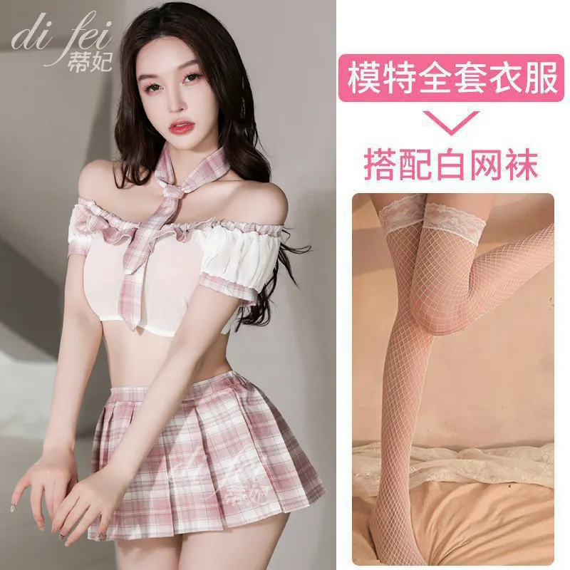 Churchf Night Swearing Underwear Pajamas Free From Female Students Wearing JK Uniform Sailors Seduced Hot Characters To Dress Up Pure Desire