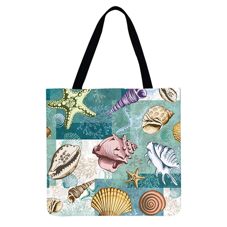 Underwater Animals - Linen Tote Bag