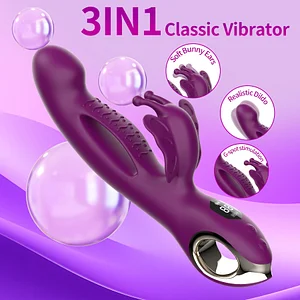 Violet Butterfly Bridge-designed Handheld Dildo Vibrator