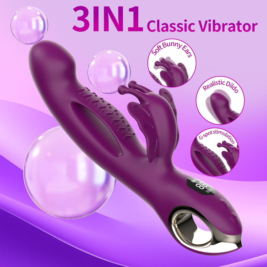 Violet Butterfly Bridge-designed Handheld Dildo Vibrator