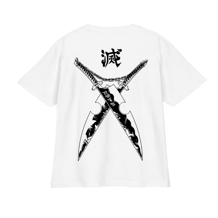 "Tengen X Swords - Demon Slayer" Oversize T-Shirt Backprint
