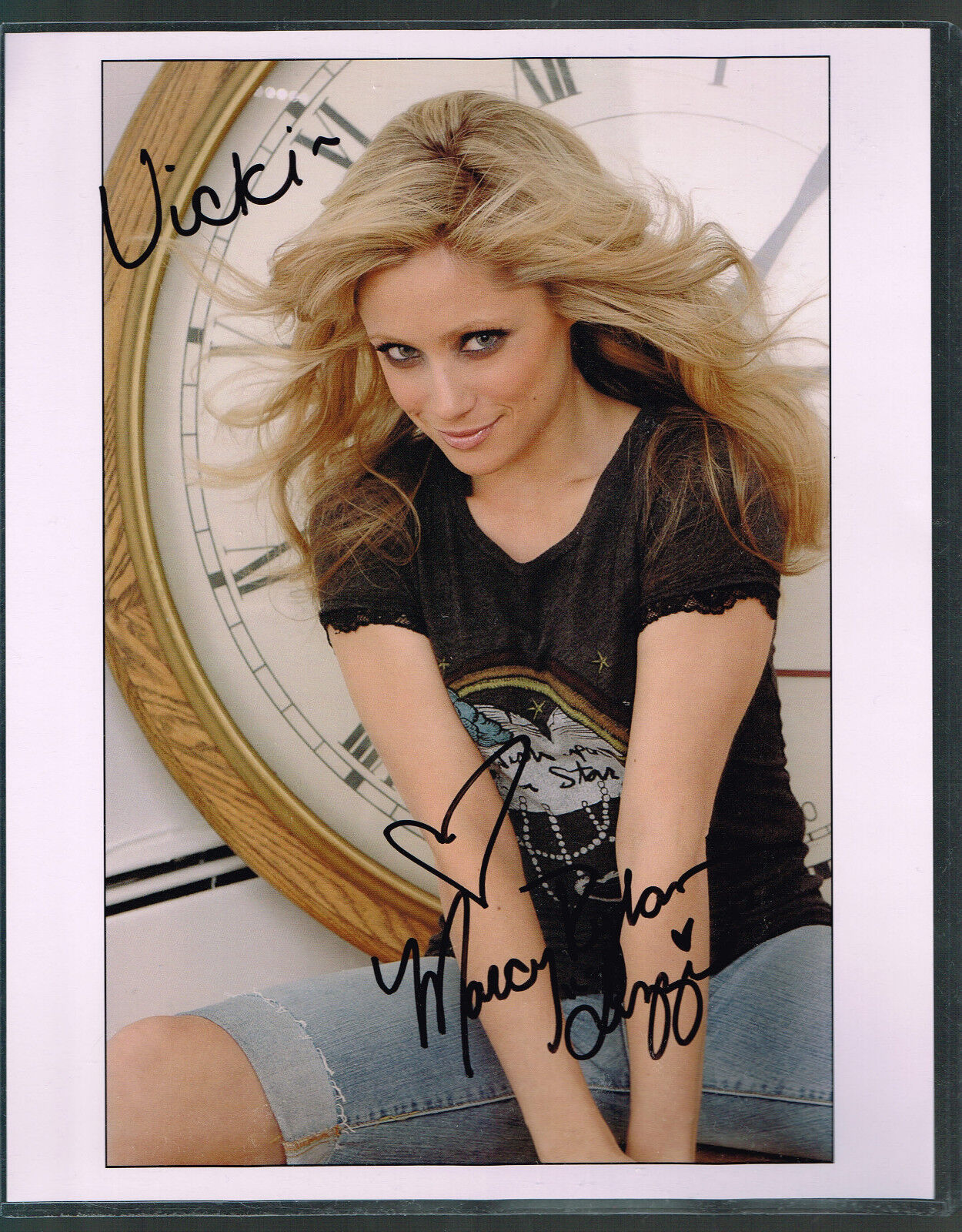 Marcy Emme Rylan Hand Signed Autographed 8x10 Picture Photo Poster painting Guiding Light Nice!