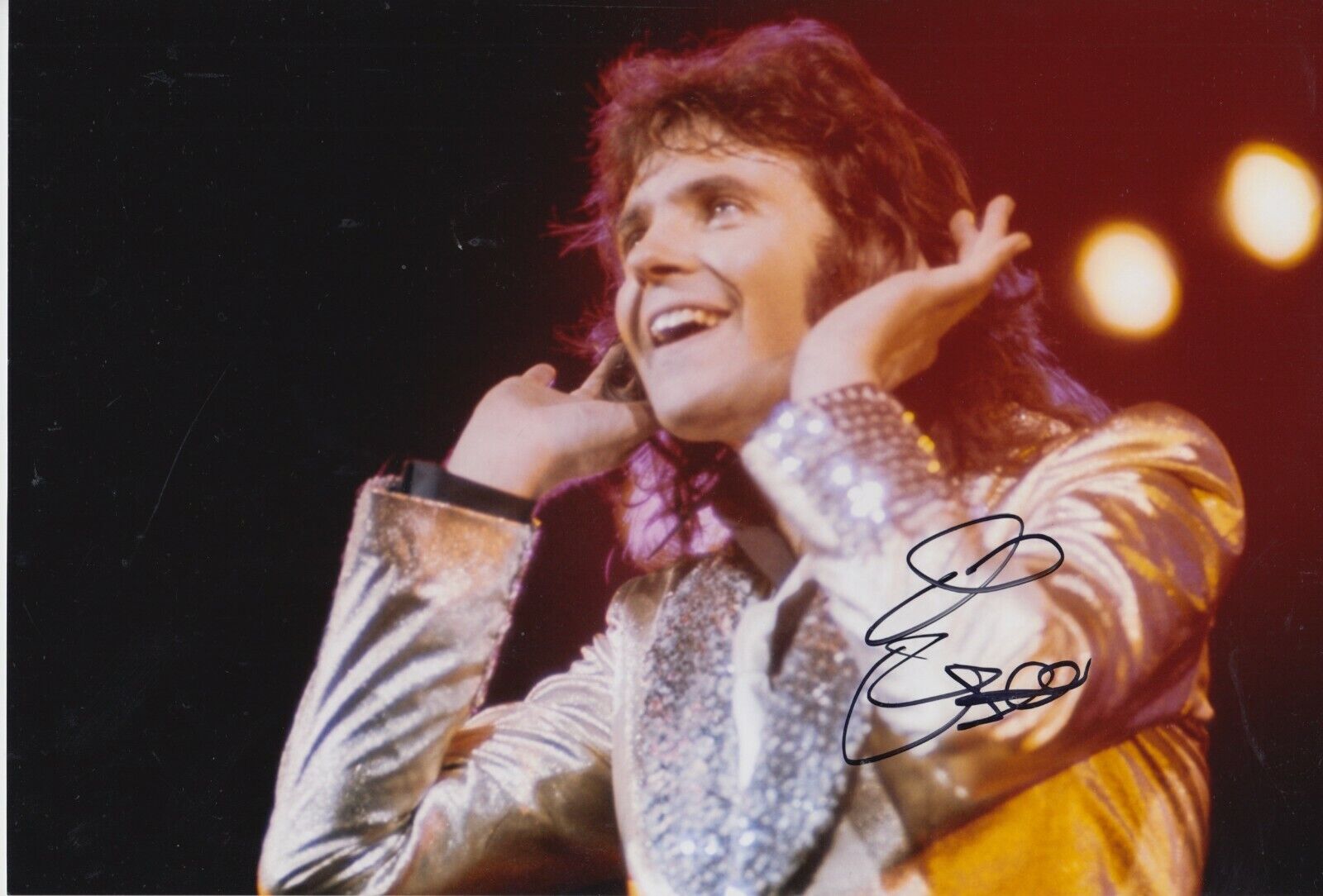 David Essex Hand Signed 12x8 Photo Poster painting - Music Autograph 1.