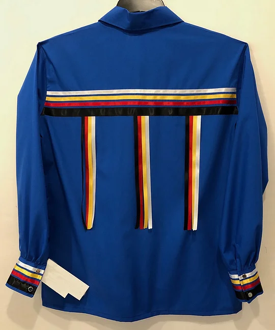 Ribbon Shirt: American native ribbon styles on ribbonshirtfaves.com.